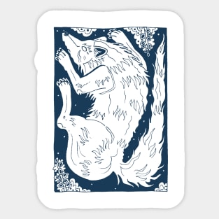 Andean Wolf Sticker